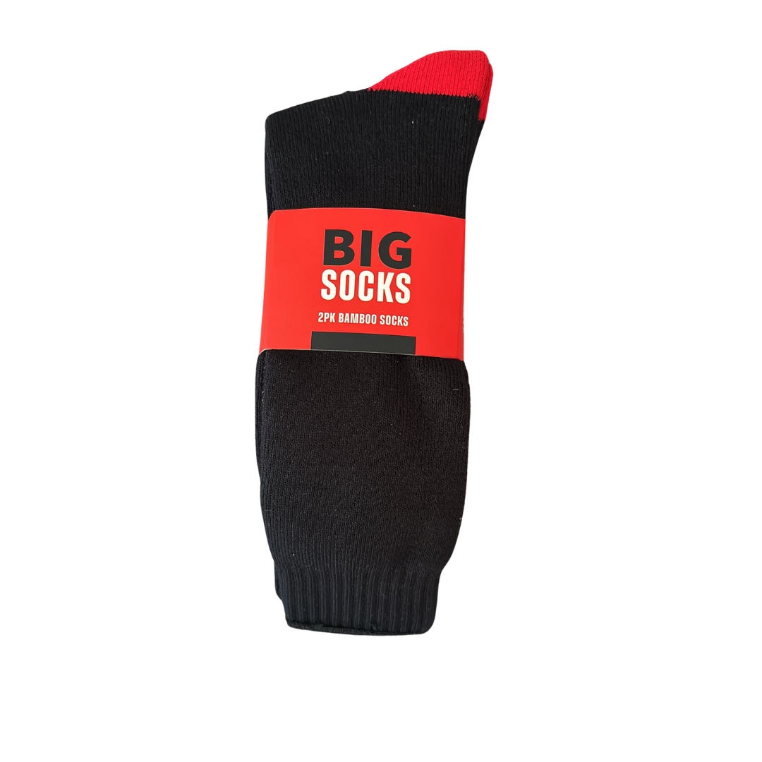 BIG Socks Bamboo Work Socks - 2PK
