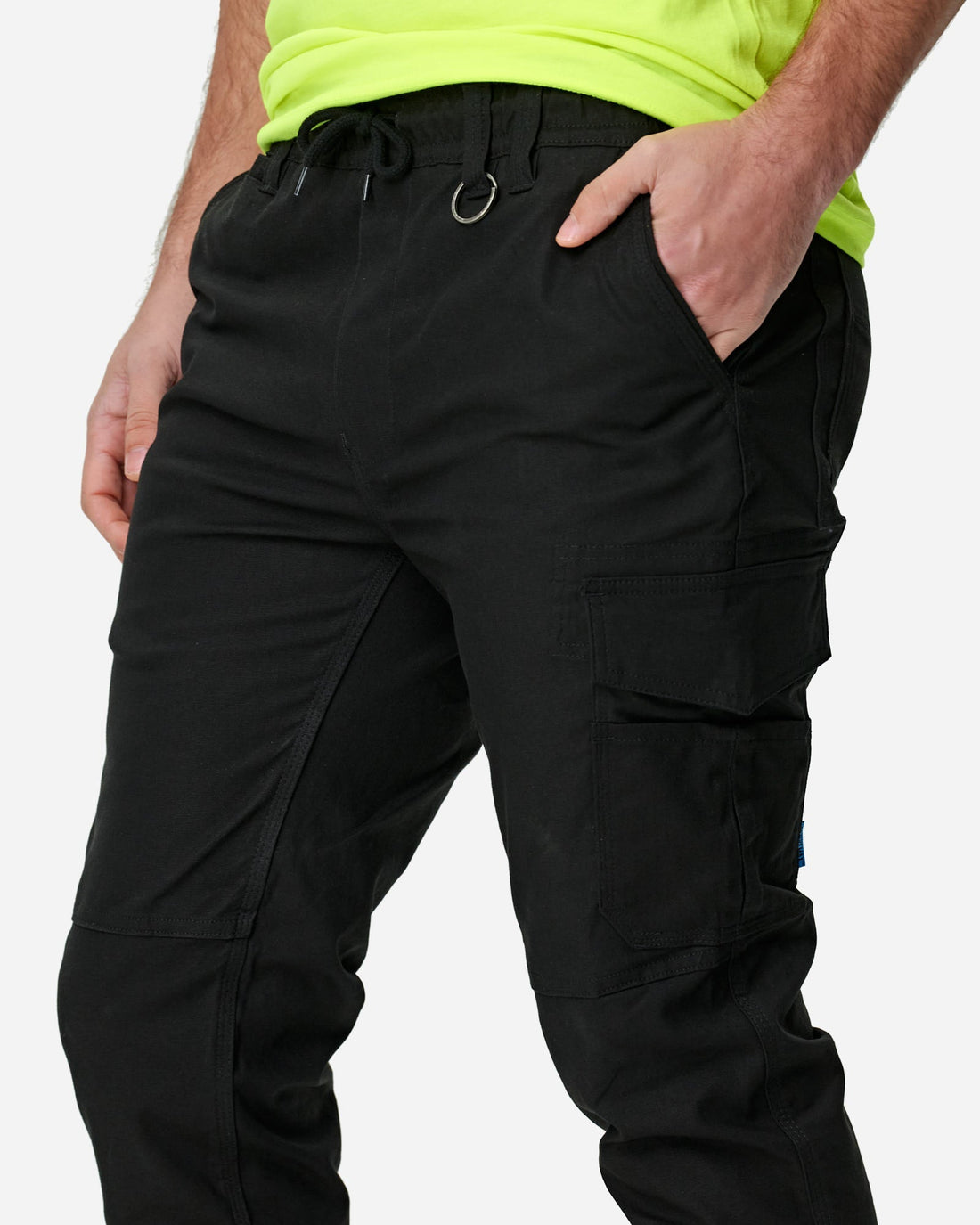 Elwood Men's Elastic Waist Cuffed Trouser - Coming soon - BIG Boots UK