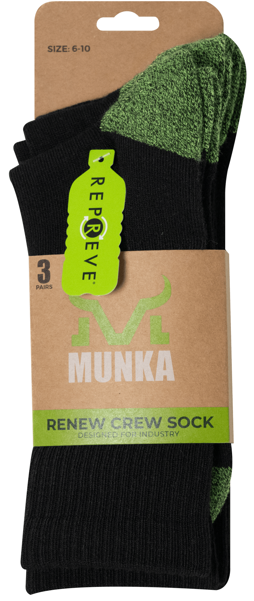 Munka 3pk Renew Sock - BIG Boots UK