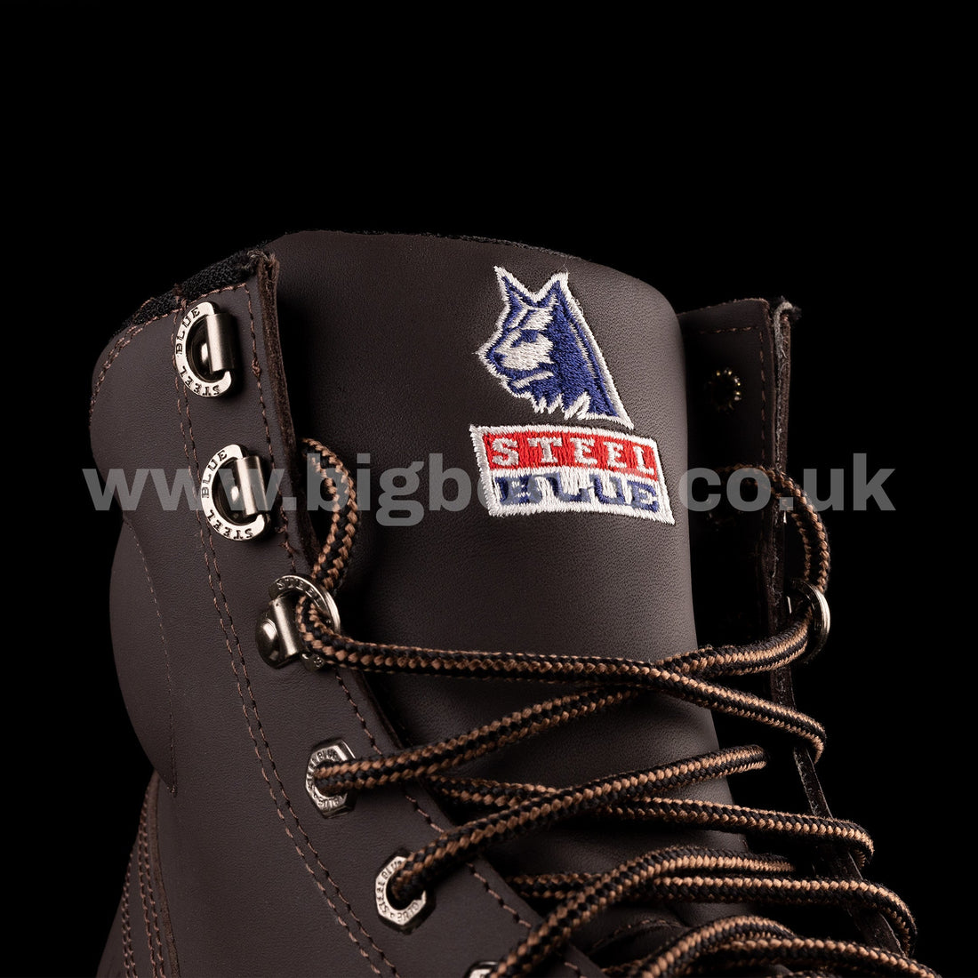 Steel Blue Argyle Mens Work Boots - Claret S3 - BIG Boots UK