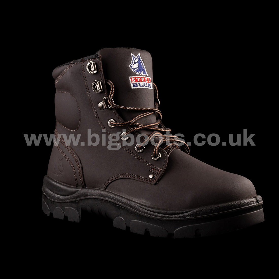 Steel Blue Argyle Mens Work Boots - Claret S3 - BIG Boots UK