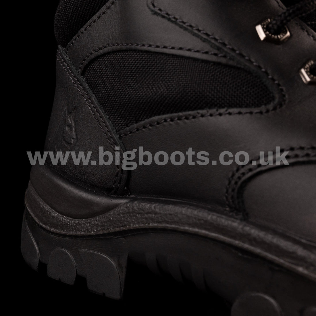 Steel Blue Mens Work Boots Parkes Zip Scuff S3 - Black - BIG Boots UK