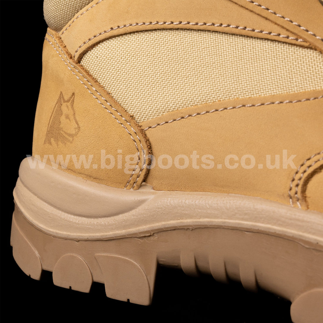 Steel Blue Mens Work Boots Parkes Zip Scuff S3 - SAND - BIG Boots UK