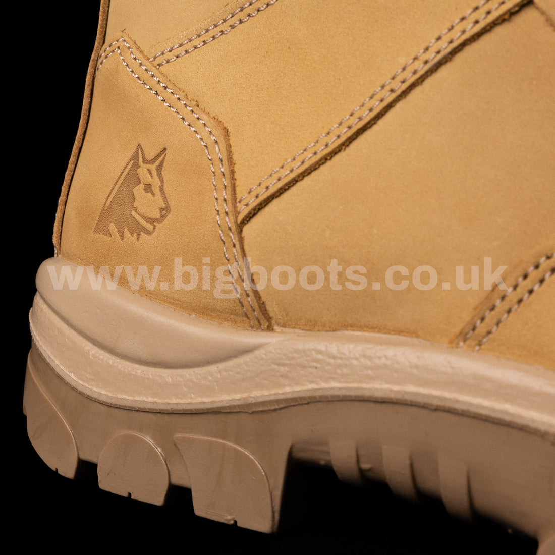 Steel Blue Mens Work Boots Southern Cross Zip S3 - SAND - BIG Boots UK