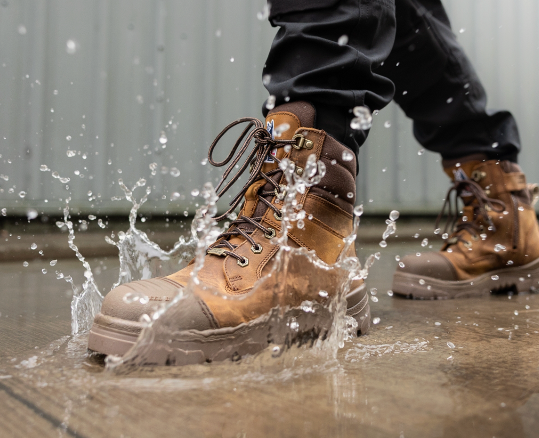 Steel Blue Waterproof Boots