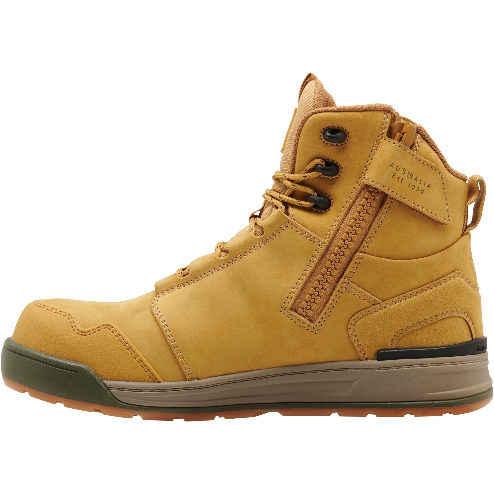 Hard Yakka Legend Pr Safety Boot Wheat Uk 6 Wheat Leather Hard