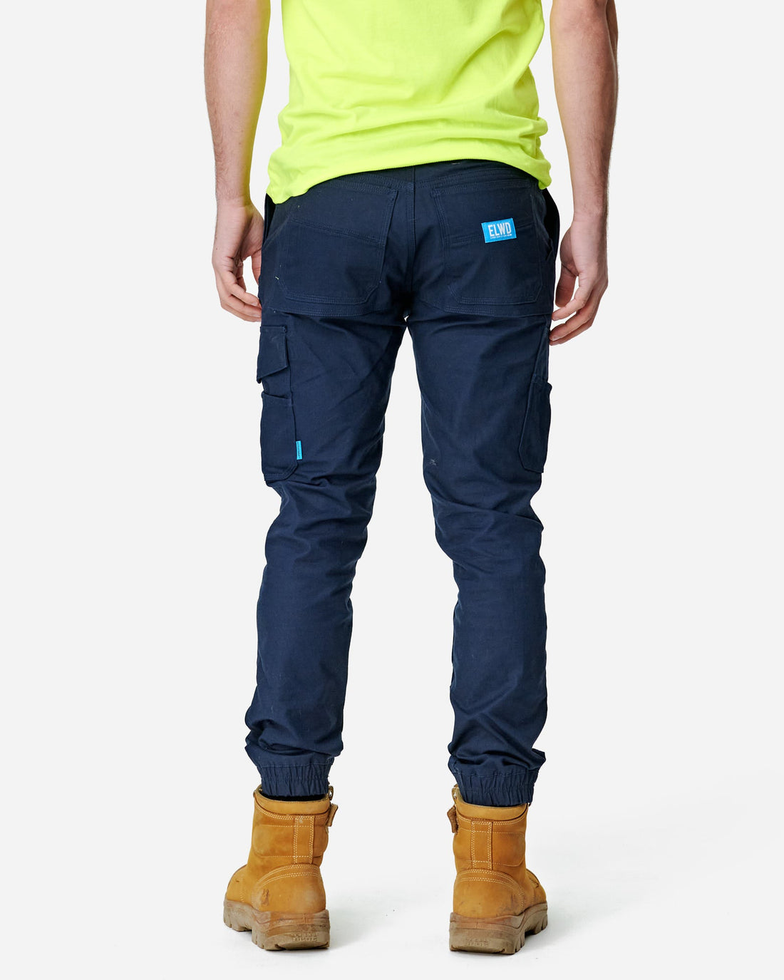 Elwood Men's Elastic Waist Cuffed Trouser - Coming soon - BIG Boots UK