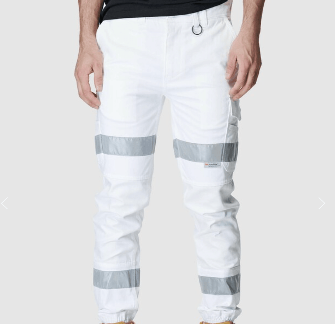 Mens white work deals pants