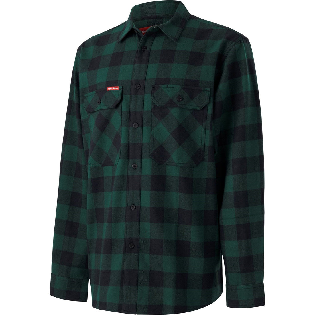 HARD YAKKA LONG SLEEVE CHECK FLANNEL SHIRT - Coming Soon - BIG Boots UK