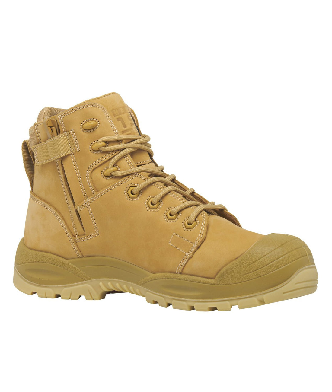 Hard Yakka Zip Sided Legend Work Boots - Wheat - BIG Boots UK