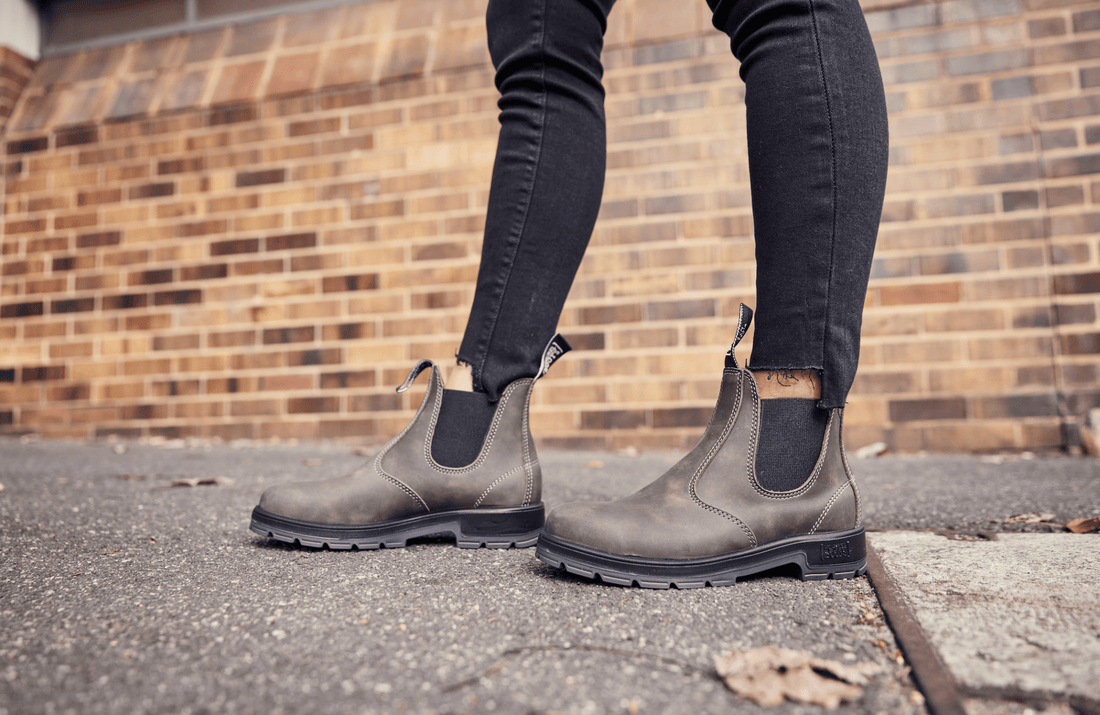 Grey top boots uk