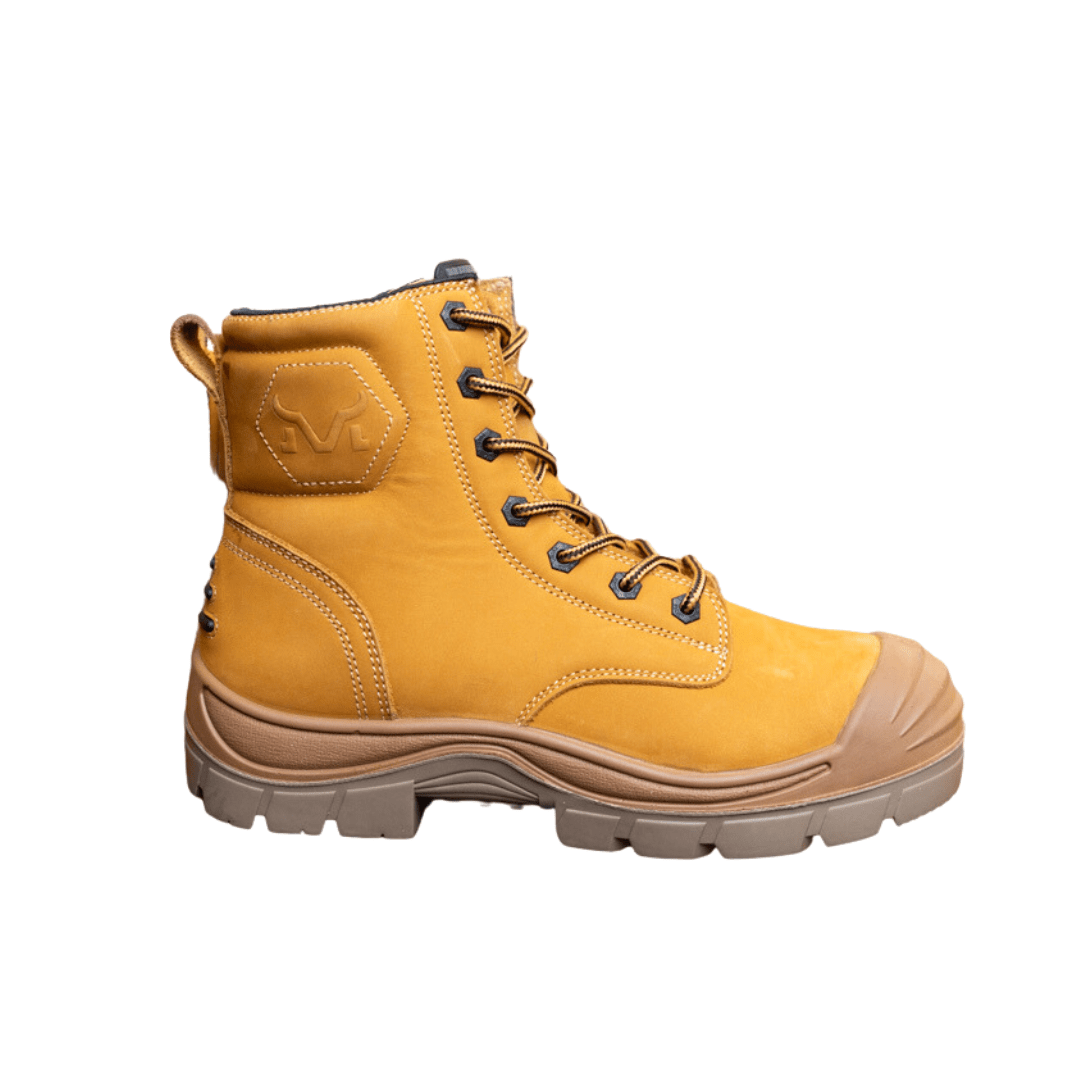 Munka Taurus Side Zip Work Boots - WHEAT - BIG Boots UK