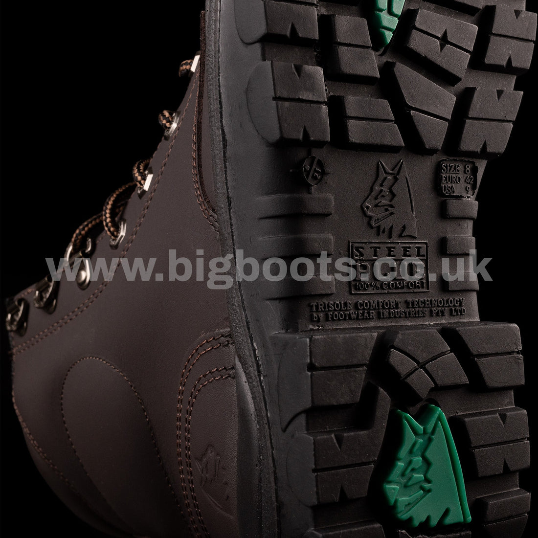 Steel Blue Argyle Mens Work Boots - Claret S3 - BIG Boots UK