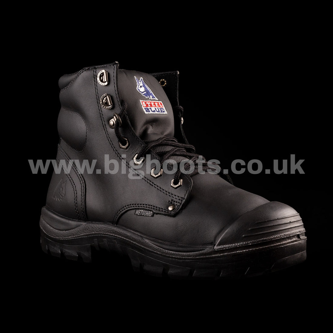 Steel Blue Argyle Met Mens Work Boots - S3 - BIG Boots UK