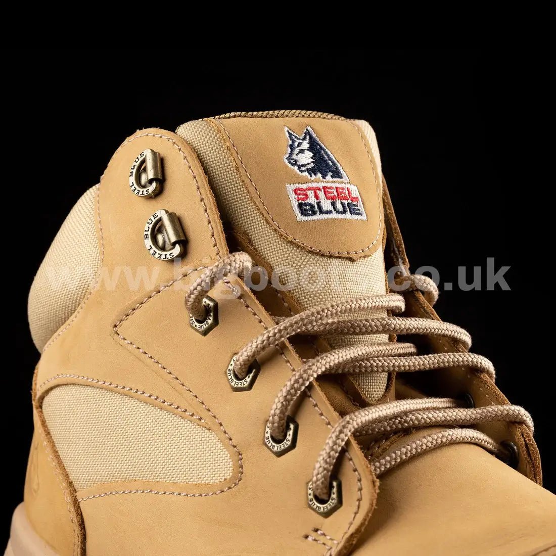 Steel Blue Mens Work Boots Parkes Zip Scuff S3 - SAND - BIG Boots UK