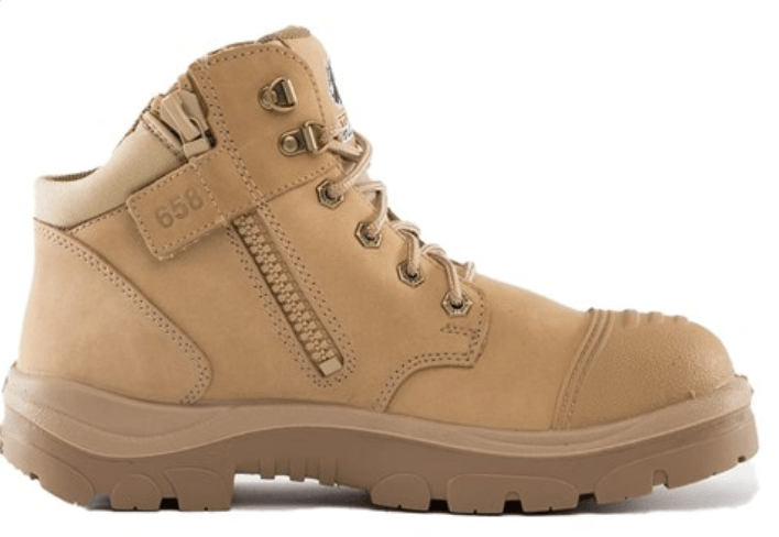 Steel Blue Mens Work Boots Parkes Zip Scuff S3 - SAND - BIG Boots UK